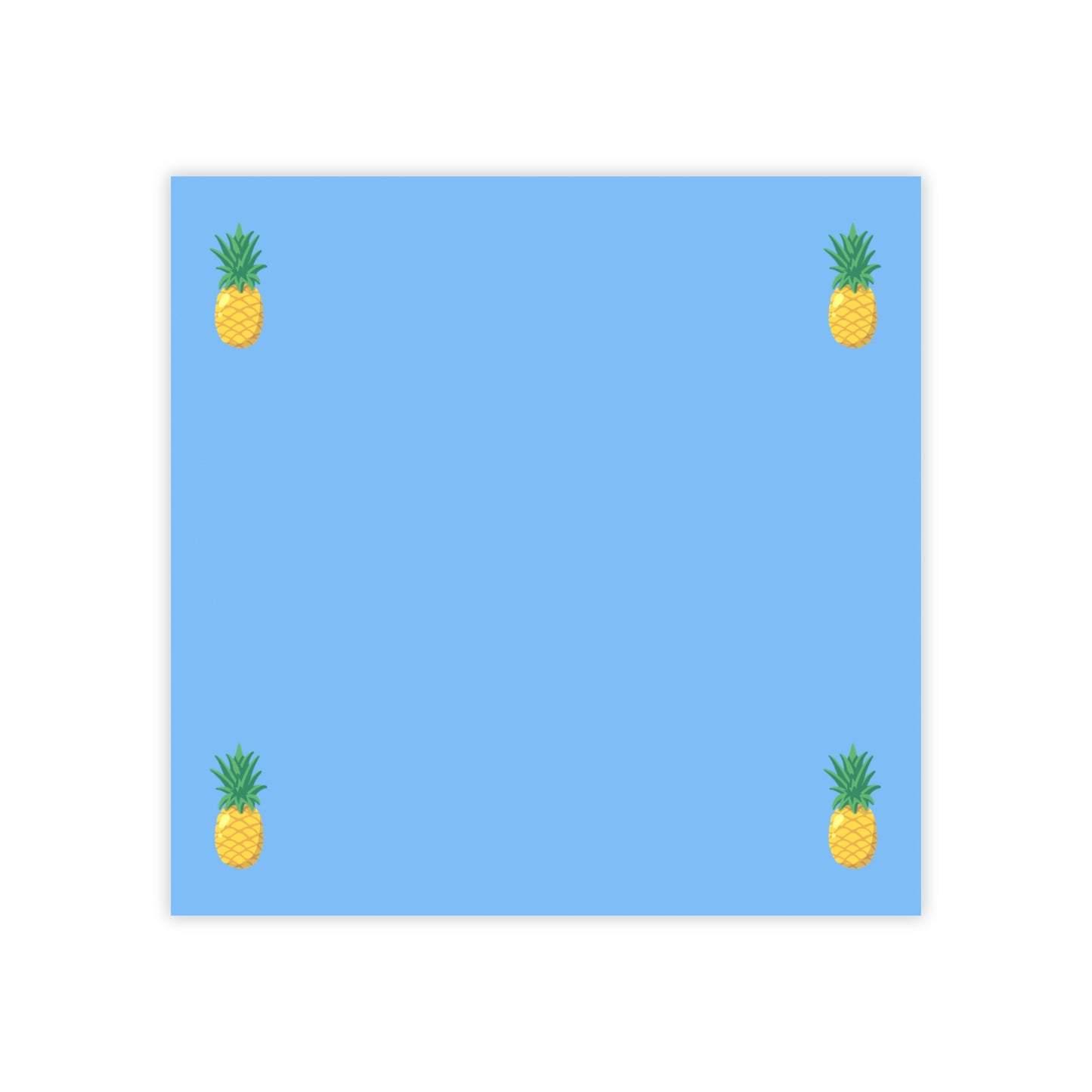 Blue Pineapple Post-it® Note Pad