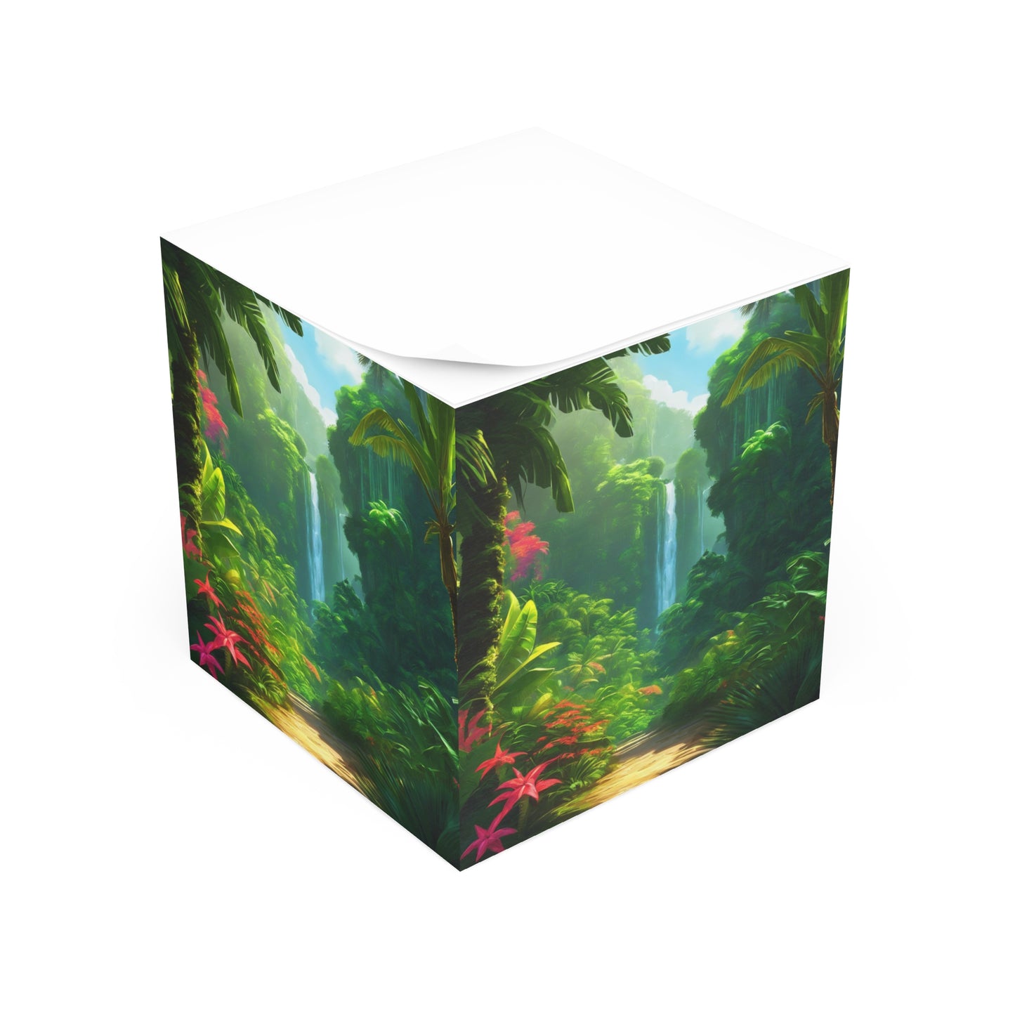 Jungle Falls Note Cube