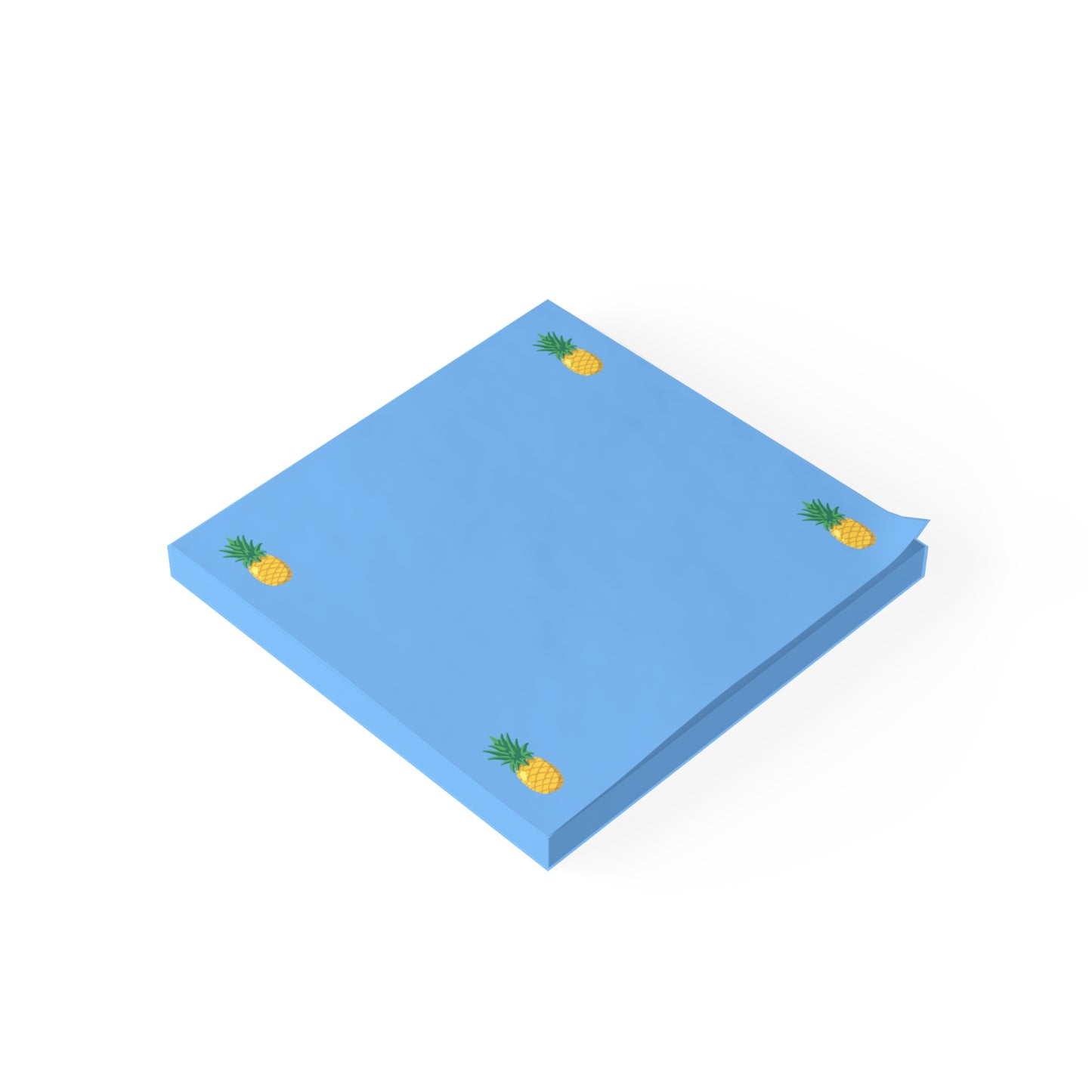 Blue Pineapple Post-it® Note Pad