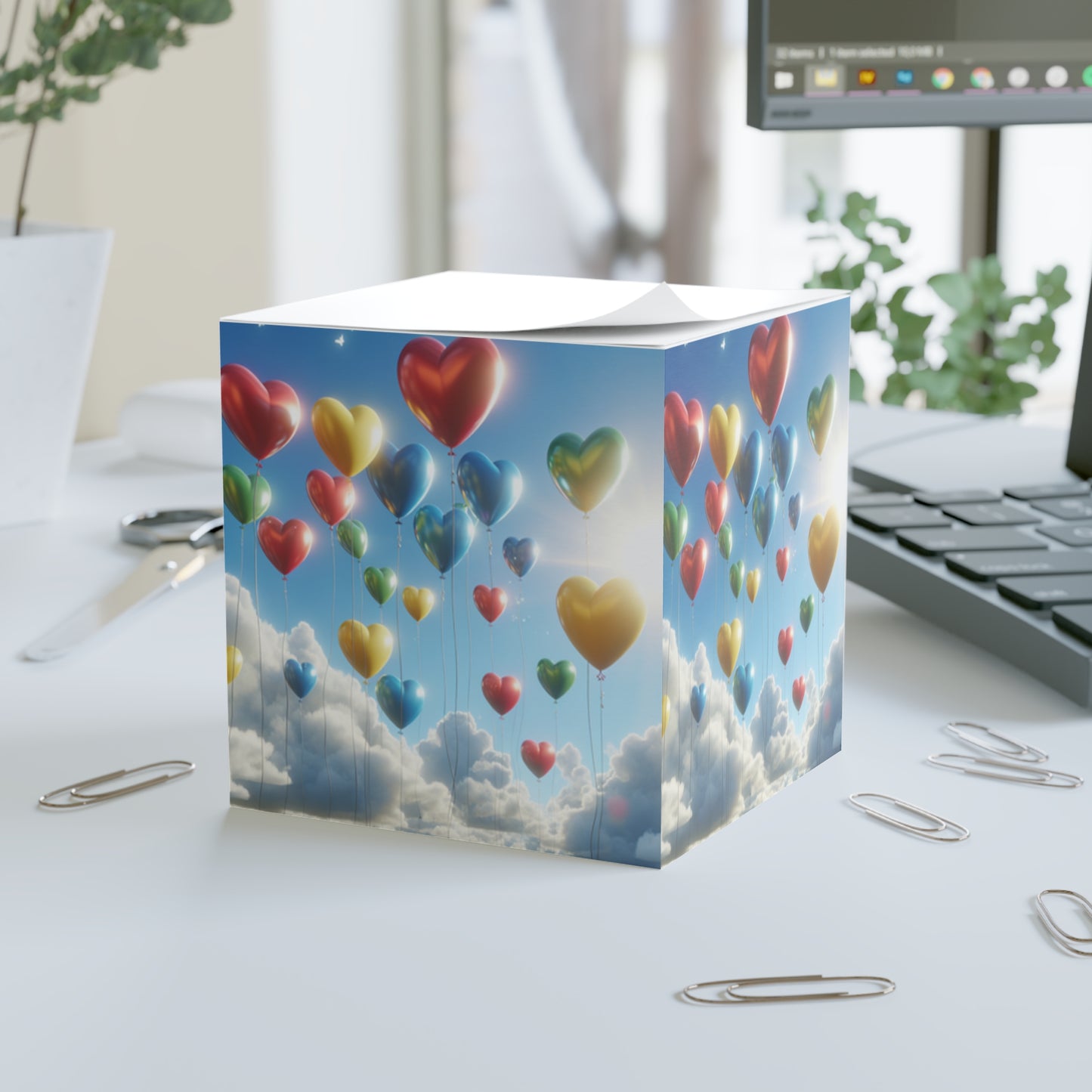 Free Your Heart Note Cube