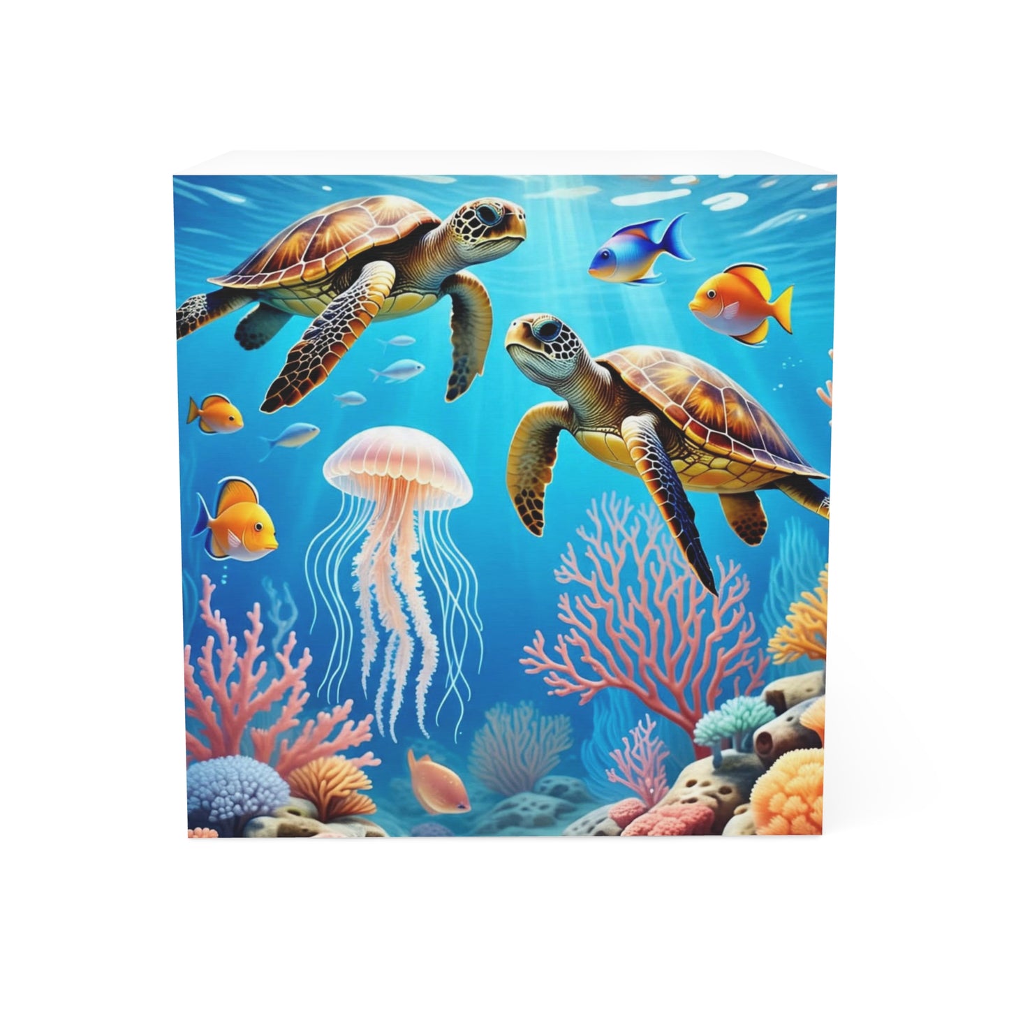 Under the Sea Note Cube