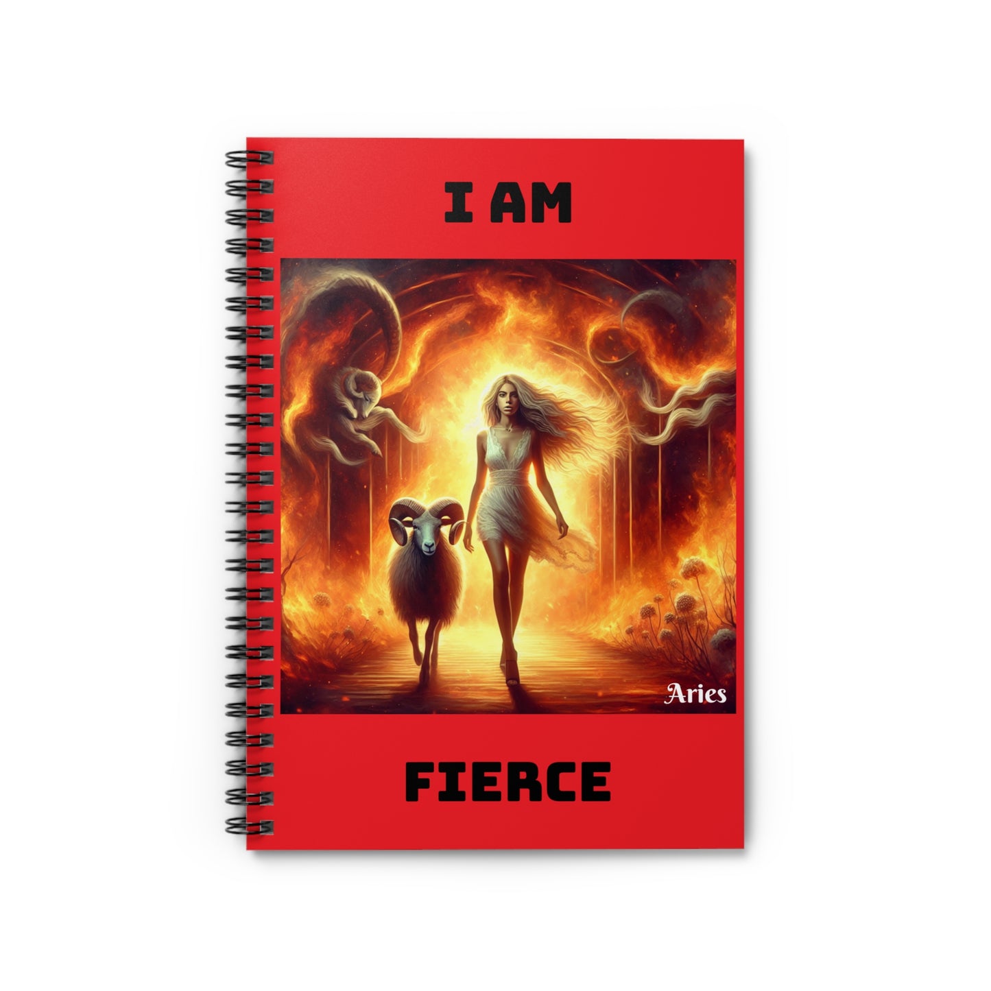 Aries Zodiac Notebook