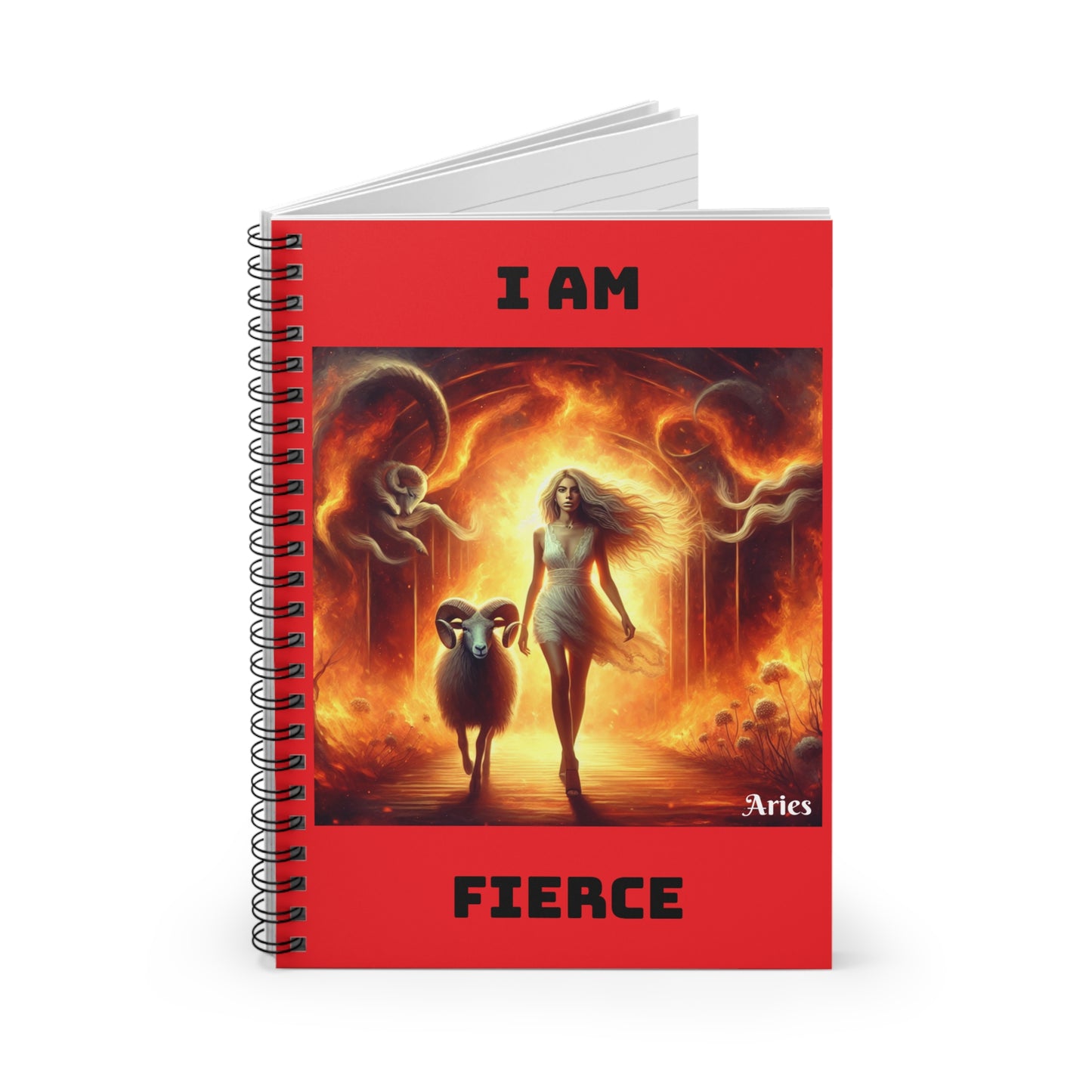 Aries Zodiac Notebook
