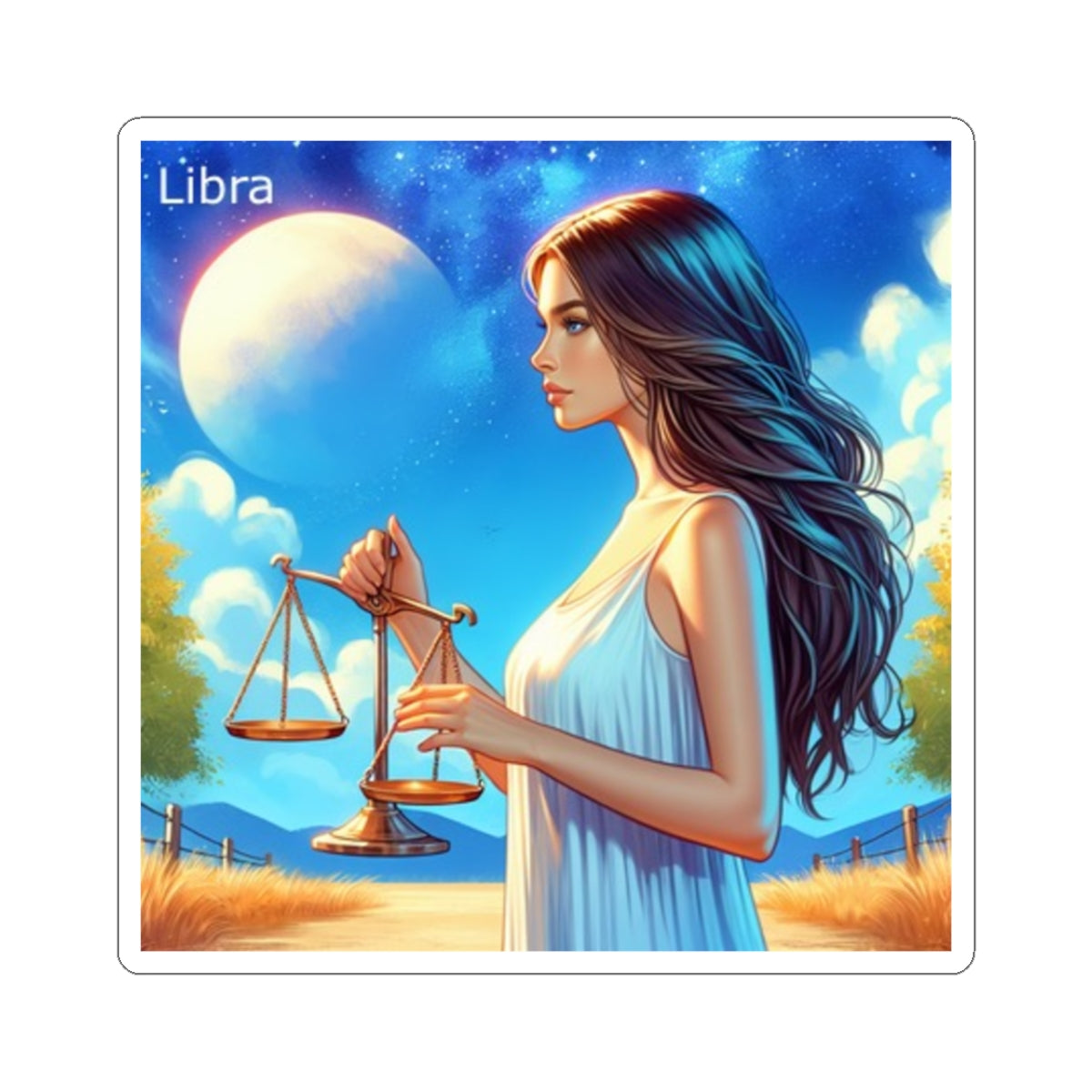 Libra Sticker