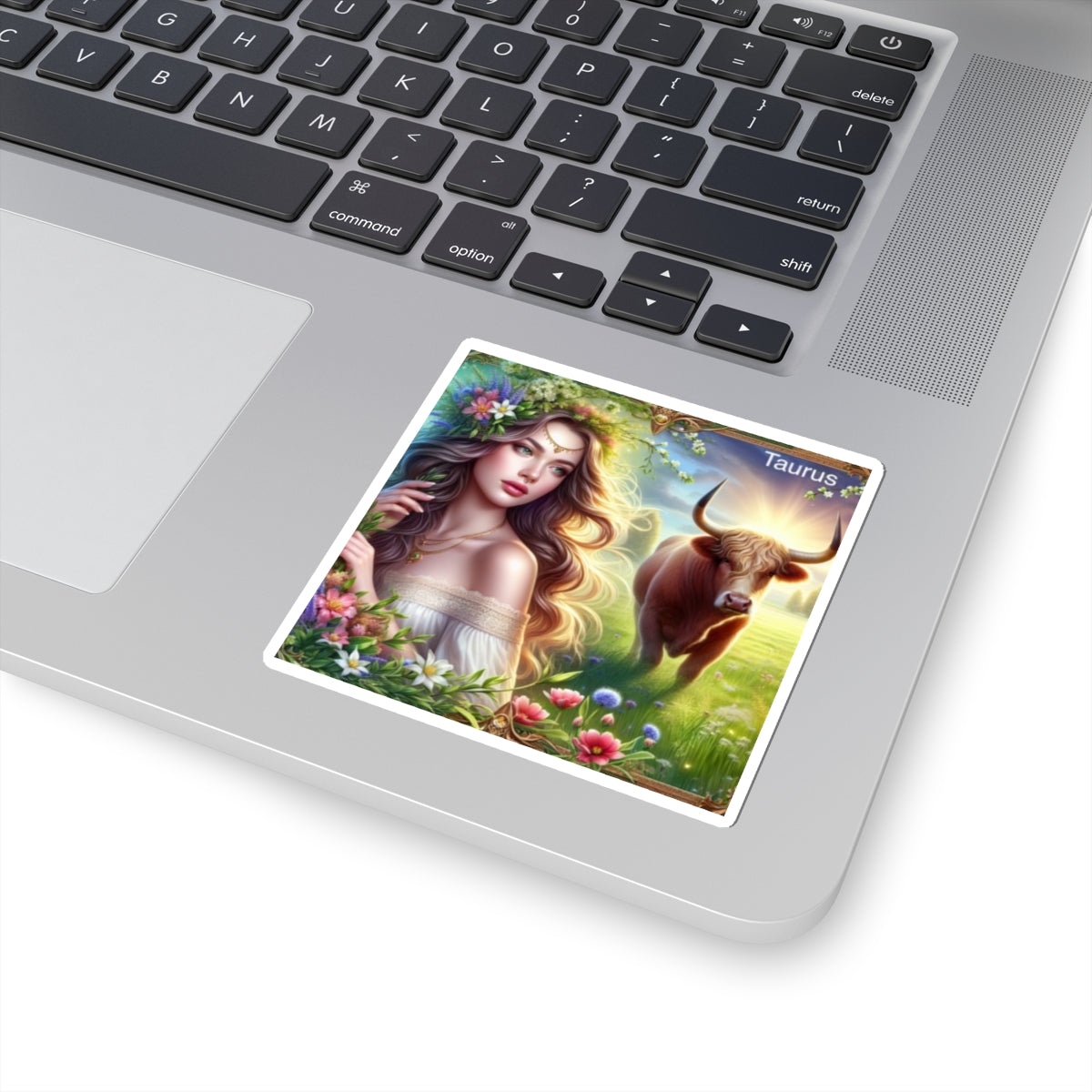 Taurus Floral Sticker