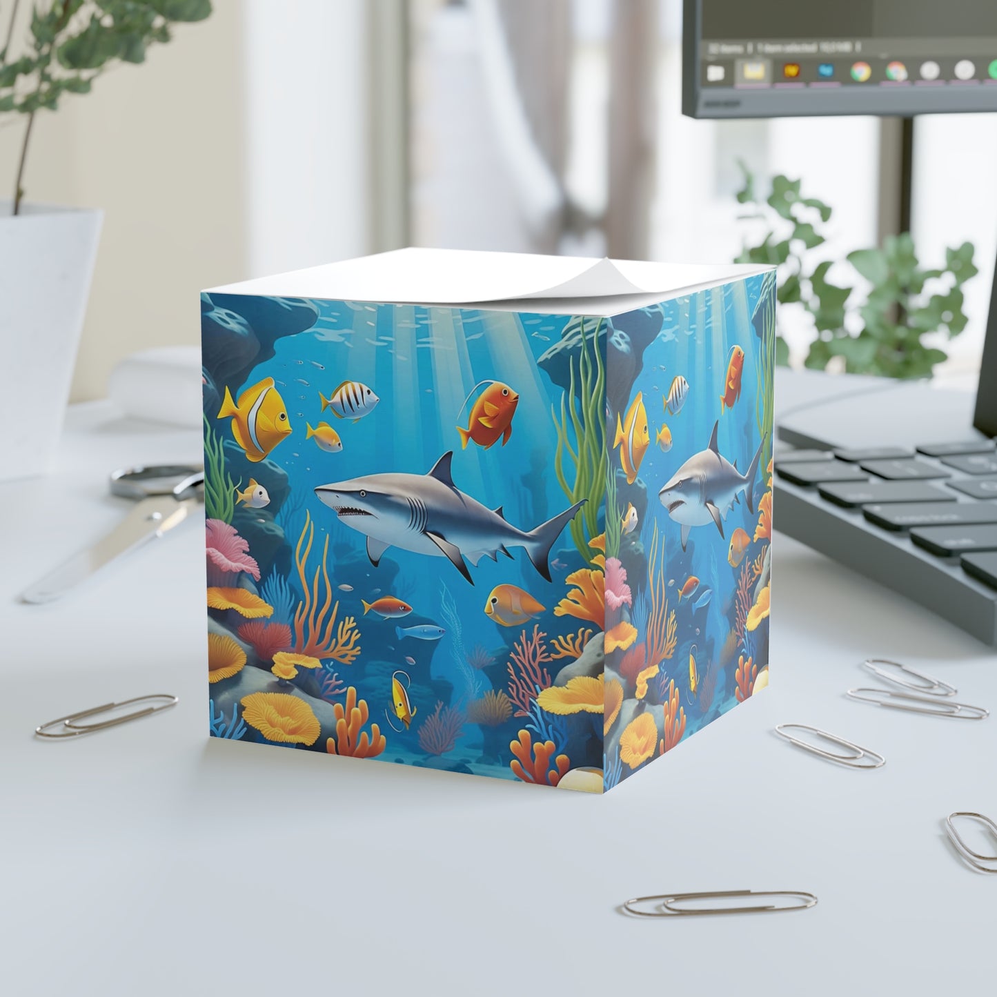 Aquarium Note Cube