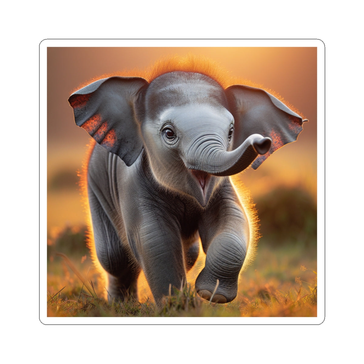 Baby Elephant Sticker