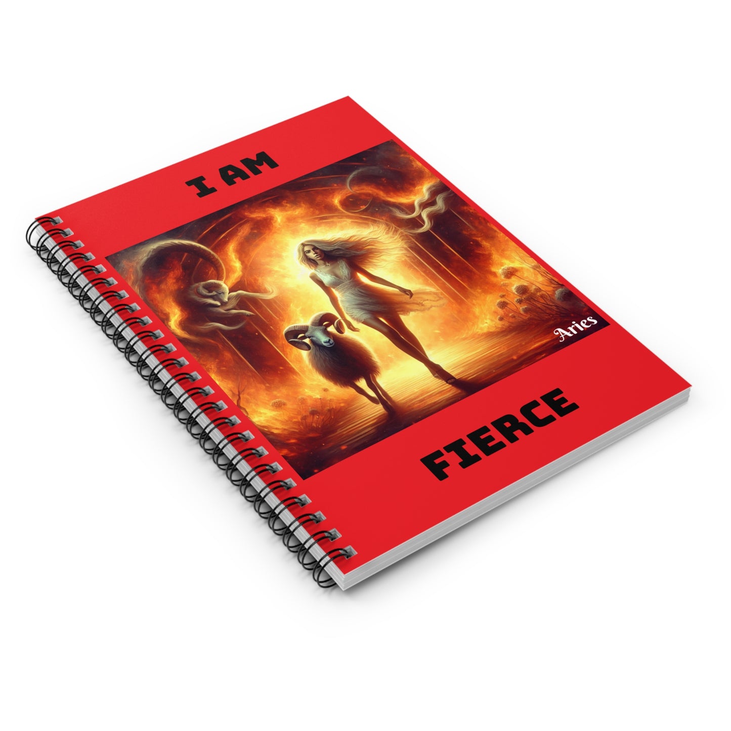 Aries Zodiac Notebook