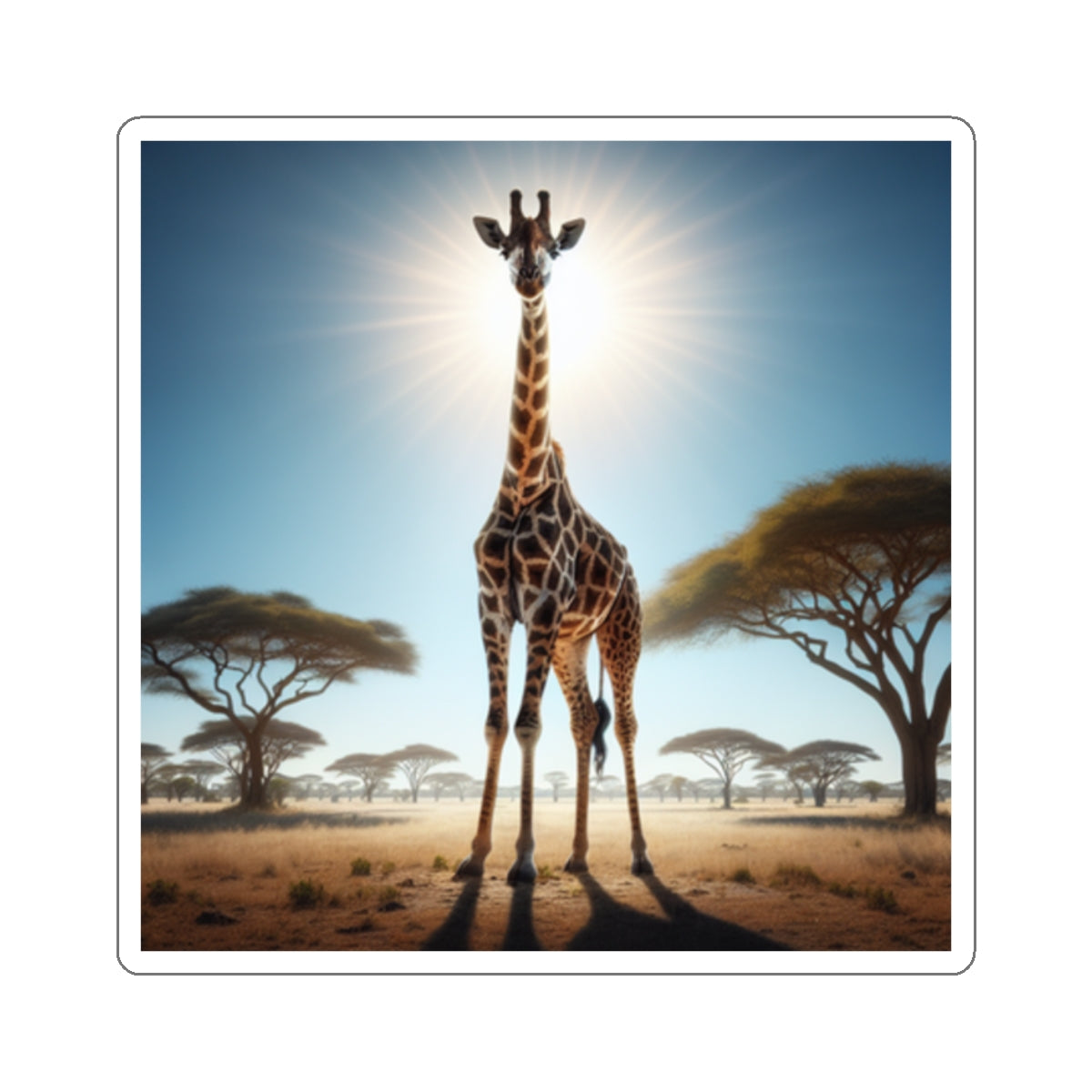 Giraffe Sticker