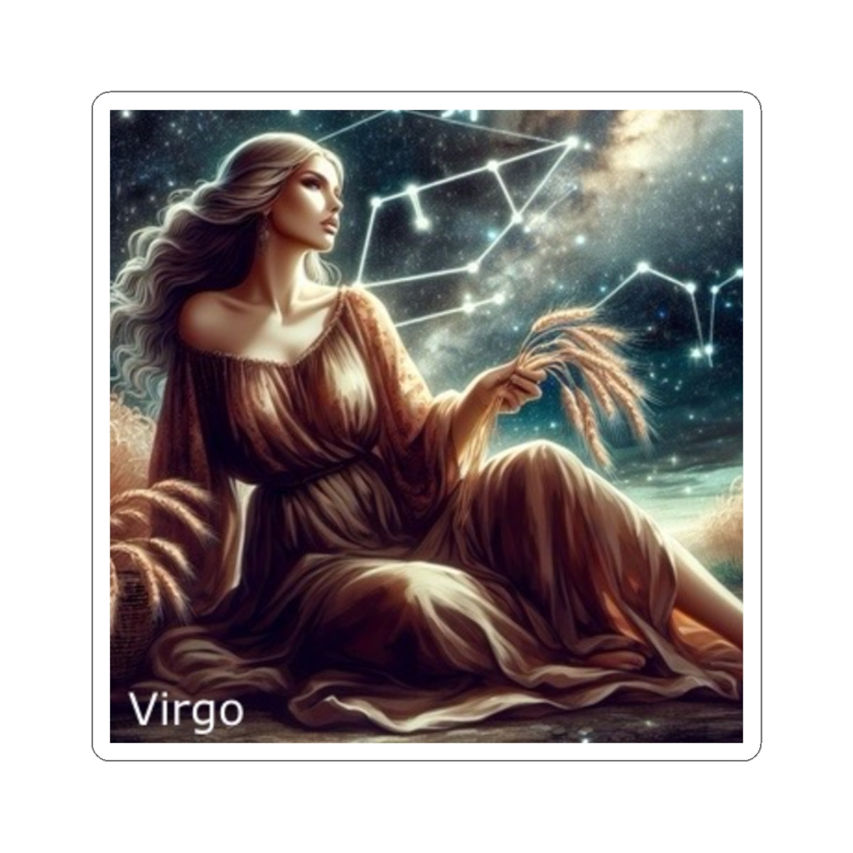 Virgo Maiden Sticker