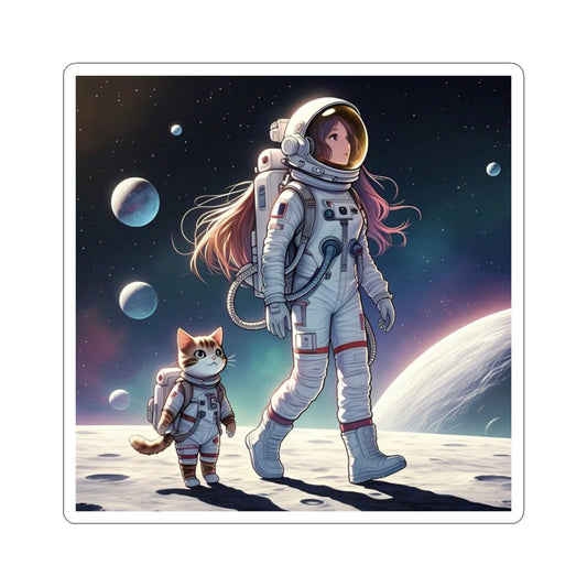 Astro Kitty Sticker